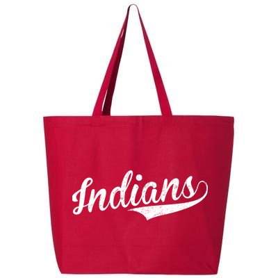 Indians Vintage Team Logo 25L Jumbo Tote