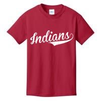 Indians Vintage Team Logo Kids T-Shirt