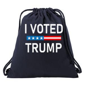 I Voted Trump Drawstring Bag