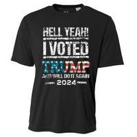 I Voted Trump 2024 Cooling Performance Crew T-Shirt