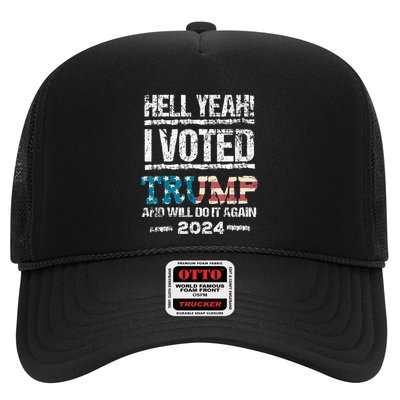 I Voted Trump 2024 Trucker Hat