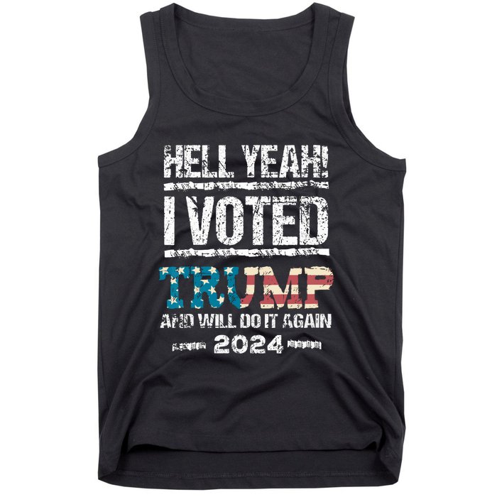 I Voted Trump 2024 Tank Top