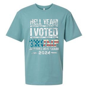 I Voted Trump 2024 Sueded Cloud Jersey T-Shirt