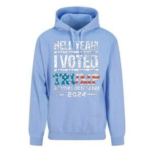 I Voted Trump 2024 Unisex Surf Hoodie