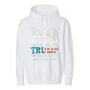 I Voted Trump 2024 Garment-Dyed Fleece Hoodie