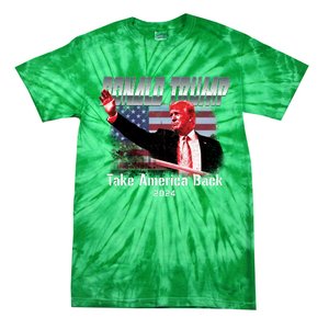 I Voted Trump 2024 Tie-Dye T-Shirt