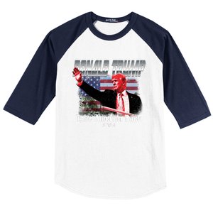 I Voted Trump 2024 Baseball Sleeve Shirt