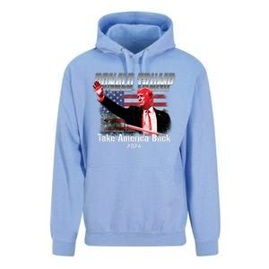 I Voted Trump 2024 Unisex Surf Hoodie