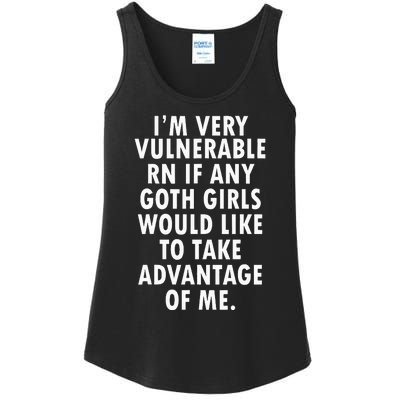 I'm Very Vulnerable Rn Ladies Essential Tank