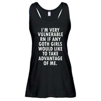 I'm Very Vulnerable Rn Ladies Essential Flowy Tank