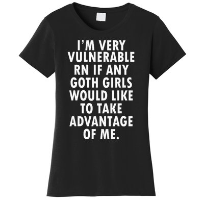 I'm Very Vulnerable Rn Women's T-Shirt