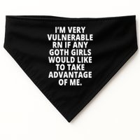 IM Very Vulnerable Rn If Any Want To Take Advantage Of Me USA-Made Doggie Bandana