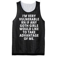 IM Very Vulnerable Rn If Any Want To Take Advantage Of Me Mesh Reversible Basketball Jersey Tank