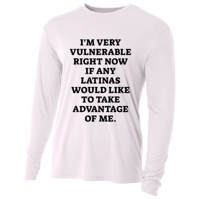 I’M Very Vulnerable Right Now If Any Latinas Would Like To Take Advantage Of Me Cooling Performance Long Sleeve Crew