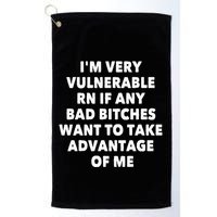 IM Very Vulnerable Rn If Any Bad Bitches Want To Take Golf Towel