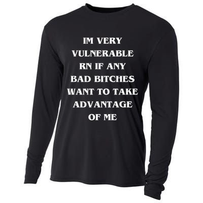 IM VERY VULNERABLE RN IF ANY BAD BITCHES WANT TO TAKE Cooling Performance Long Sleeve Crew