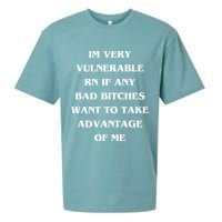 IM VERY VULNERABLE RN IF ANY BAD BITCHES WANT TO TAKE Sueded Cloud Jersey T-Shirt