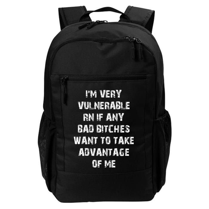 IM Very Vulnerable Rn If Any Want To Take Advantage Of Me Daily Commute Backpack