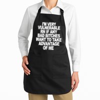 I'M VERY VULNERABLE RN IF ANY BAD BITCHES WANT TO TAKE ADVANTAGE OF ME. Apron