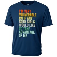 Im Very Vulnerable Rn If Any Goth Girl Funny Quote Cooling Performance Crew T-Shirt