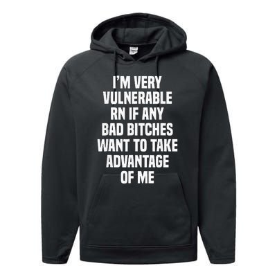 Im Very Vulnerable RN Performance Fleece Hoodie