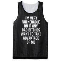 Im Very Vulnerable RN Mesh Reversible Basketball Jersey Tank