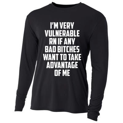 I'm Very Vulnerable Rn If Any Want To Take Advantage Of Me Cooling Performance Long Sleeve Crew