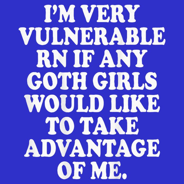 I'm Very Vulnerable Rn Funny Goth Bag