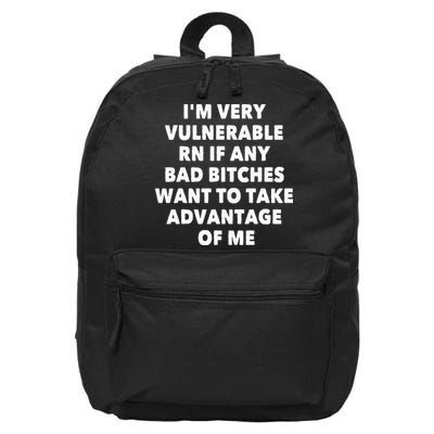 IM Very Vulnerable Rn If Any Bad Bitches Want To Take 16 in Basic Backpack