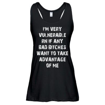 I'm Very Vulnerable Rn If Any Want To Take Ladies Essential Flowy Tank