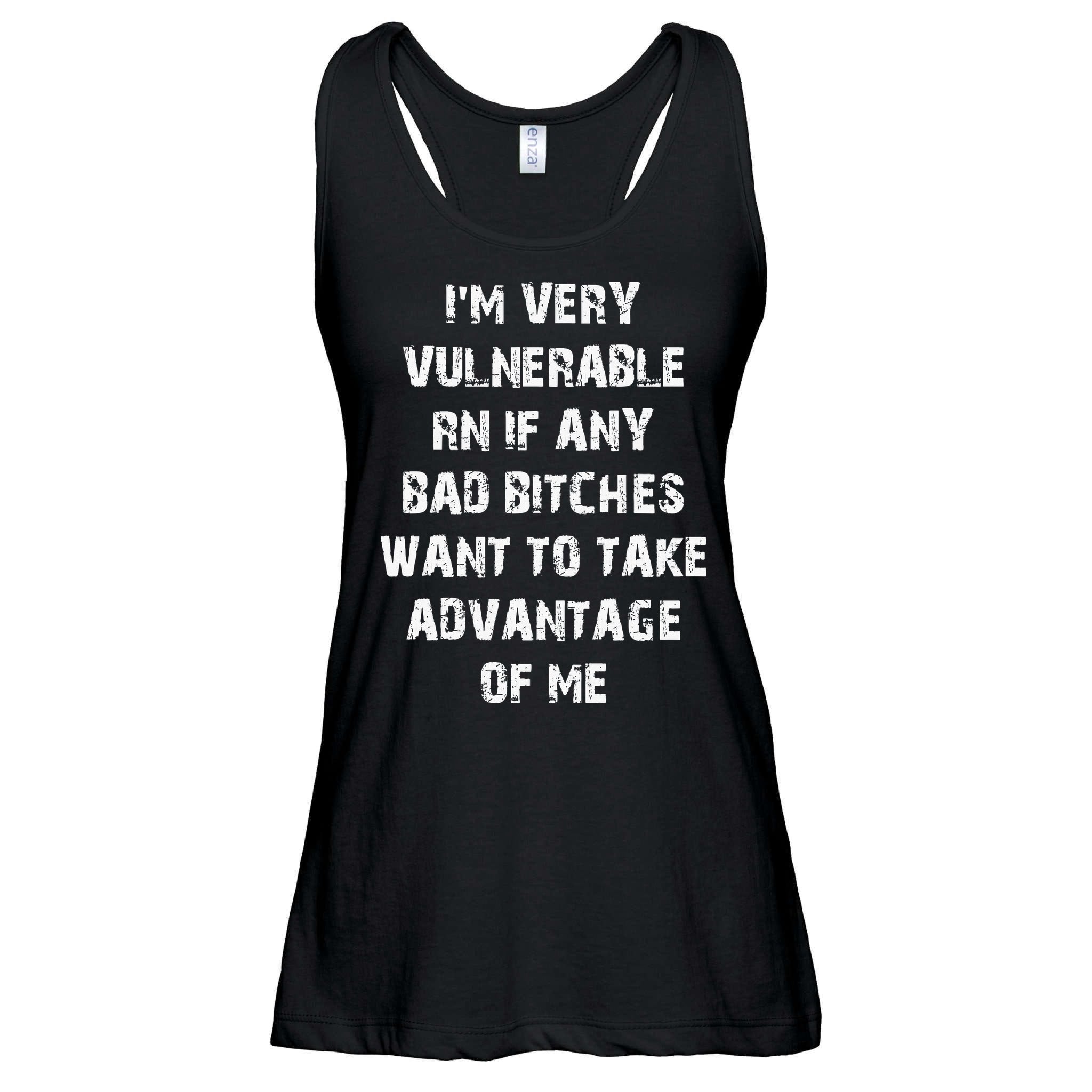 I'm Very Vulnerable Rn If Any Want To Take Ladies Essential Flowy Tank