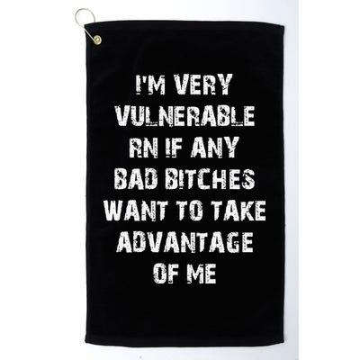 I'm Very Vulnerable Rn If Any Want To Take Golf Towel