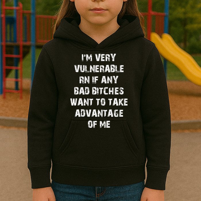 I'm Very Vulnerable Rn If Any Want To Take Kids Hoodie