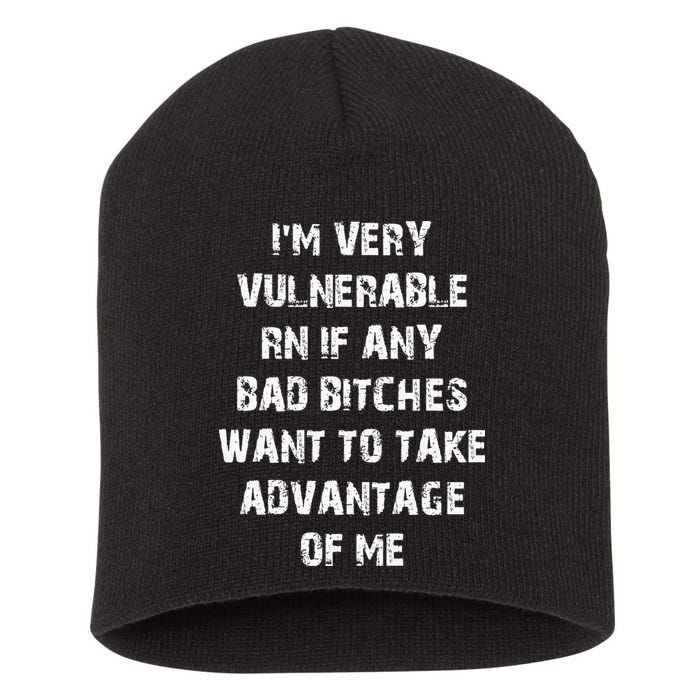 I'm Very Vulnerable Rn If Any Want To Take Short Acrylic Beanie