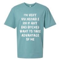 I'm Very Vulnerable Rn If Any Want To Take Sueded Cloud Jersey T-Shirt