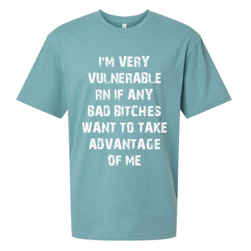 I'm Very Vulnerable Rn If Any Want To Take Sueded Cloud Jersey T-Shirt