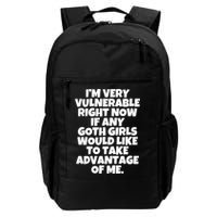 I’M Very Vulnerable Right Now If Any Goth Girl.S Would Like To Take Advantage Of Daily Commute Backpack