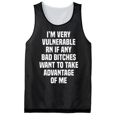 IM Very Vulnerable Rn Mesh Reversible Basketball Jersey Tank