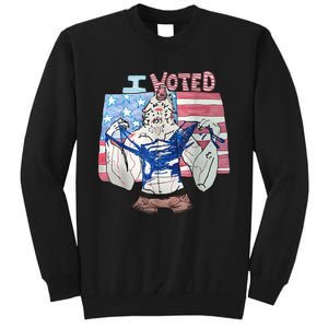 I Voted Werewolf Funny Sweatshirt