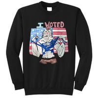 I Voted Werewolf Funny Sweatshirt