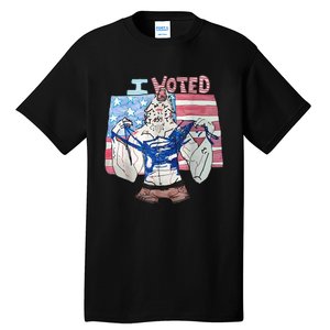 I Voted Werewolf Funny Tall T-Shirt