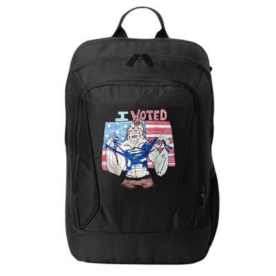 I Voted Werewolf Funny City Backpack