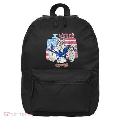 I Voted Werewolf Funny 16 in Basic Backpack