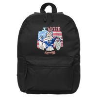 I Voted Werewolf Funny 16 in Basic Backpack