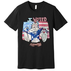 I Voted Werewolf Funny Premium T-Shirt