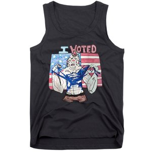 I Voted Werewolf Funny Tank Top