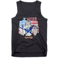 I Voted Werewolf Funny Tank Top