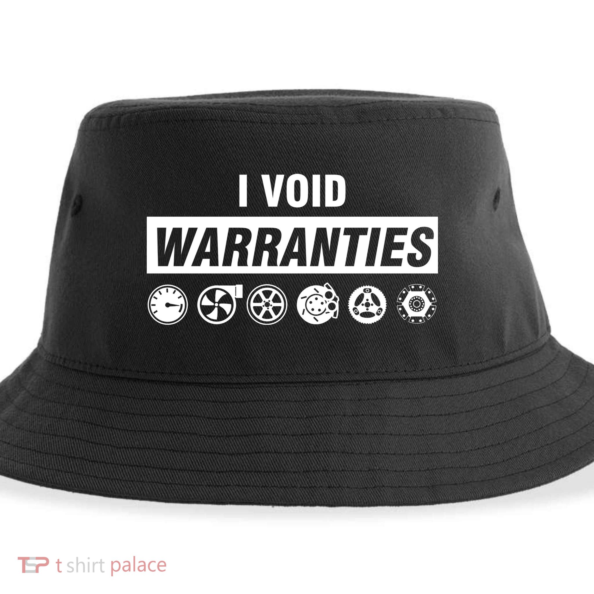 I Void Warranties Sustainable Bucket Hat