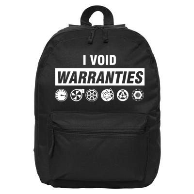 I Void Warranties 16 in Basic Backpack