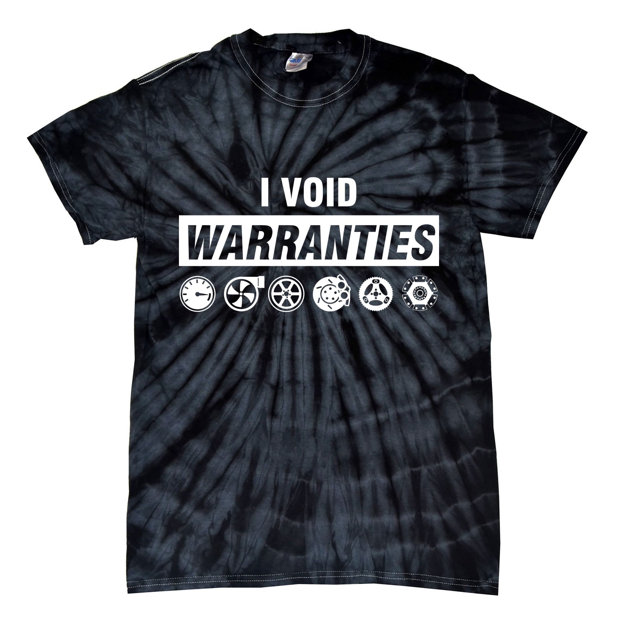 I Void Warranties Tie-Dye T-Shirt